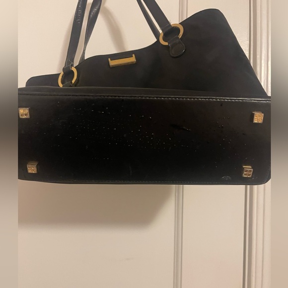 Kate Spade Medium Nylon Shopper with leather handles and accents - Picture 6 of 7